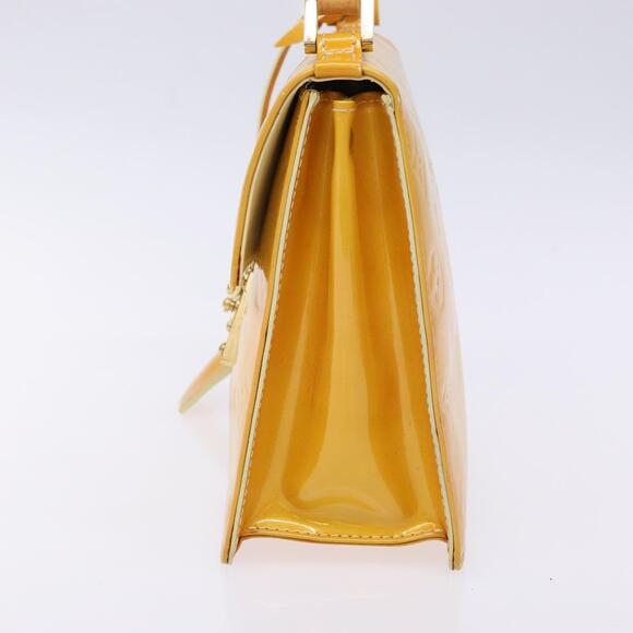 LOUIS VUITTON Monogram Vernis Spring Street Bag Lime Yellow M91068 - Picture 5 of 13
